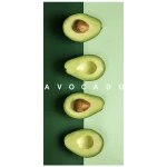 RĘCZNIK PLAŻOWY 140x70 AVOCADO