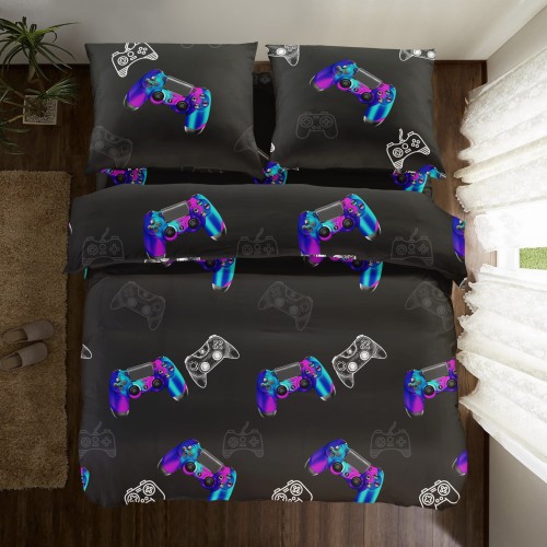 POSCIEL 3D BAWELNIANA pokoj-gracza-z-gamingowa-posciela-the-game-220x200-cotton-market