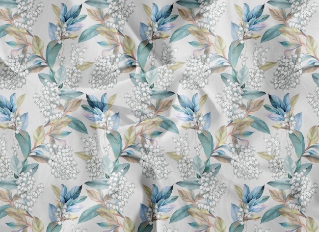 detal-nadruku-konwalie-na-bialej-poscieli-zblizenie