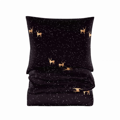 Posciel premium goat renifer 220 x200 COTTON MARKET SUPER JAKOSC mikrowlokno komplet poscieli