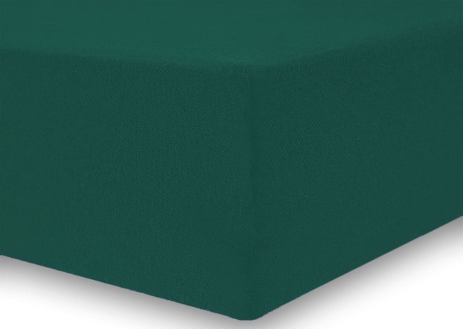 Przescieradlo butelkowa zielen jersey 130-140x200+30 z gumka-4
