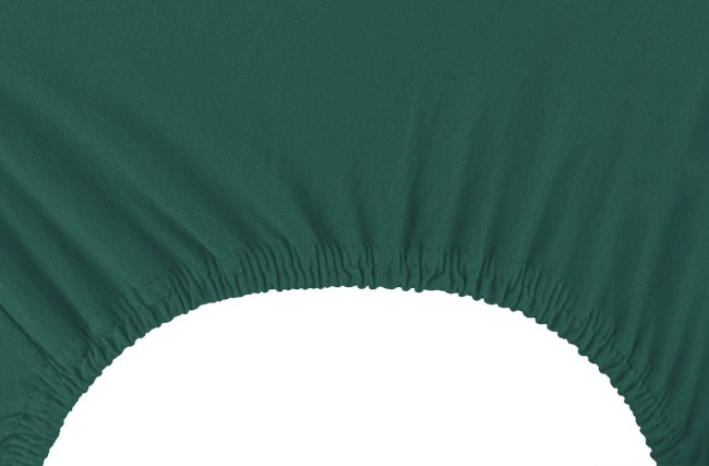 Przescieradlo butelkowa zielen jersey 130-140x200+30 z gumka-5