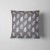 Poszewka 40x40 musiclaur liscie szary