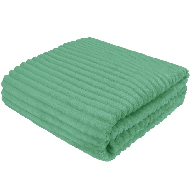 Koc polarowy FALA 220x240 pistacjowy, ogrodowy , pinkikowy, na ogrod, na tara, na trawe, na piknik, pled, mata , kolor pistacja-2