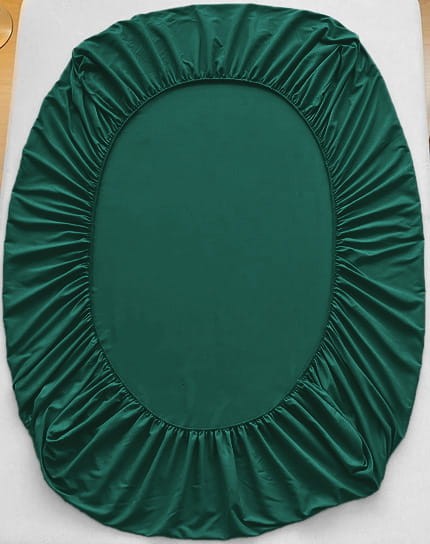 Przescieradlo butelkowa zielen jersey 130-140x200+30 z gumka-1