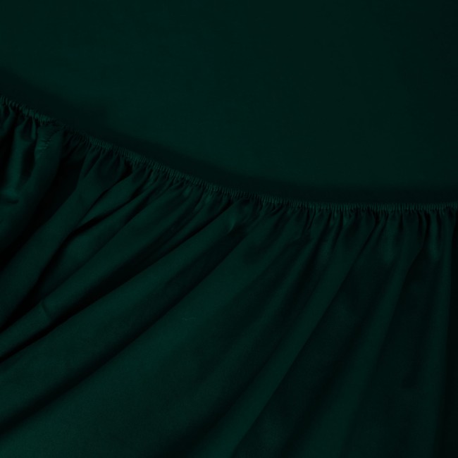 przescieradlo 90x200 , 100% bawelna , zakladka 25cm, butelkowa zielen,