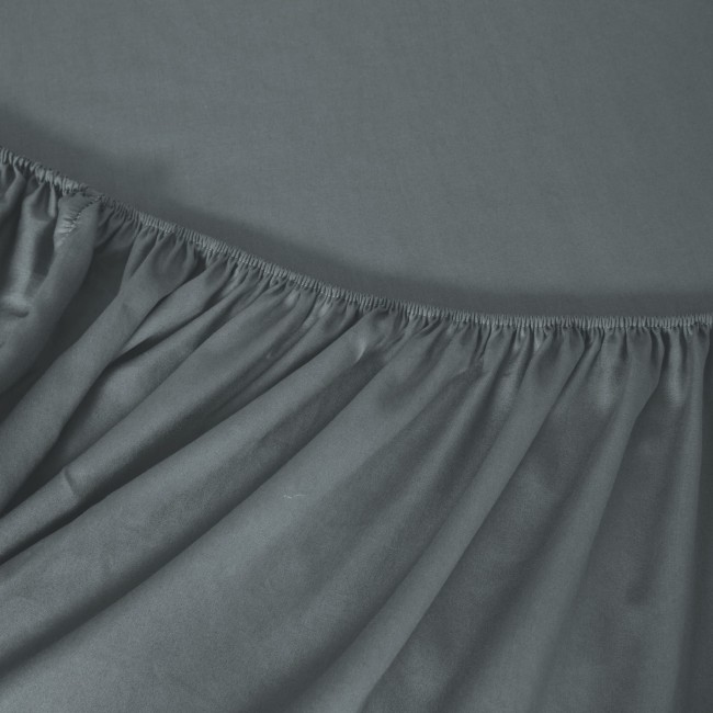 przescieradlo bawelniane z gumka 180x200 25cm zapas szare 100% bawelna