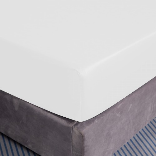 przescieradlo bawelniane z gumka 180x20 ecru, zakladka 25cm, premium, bawelna 100%, kremowe