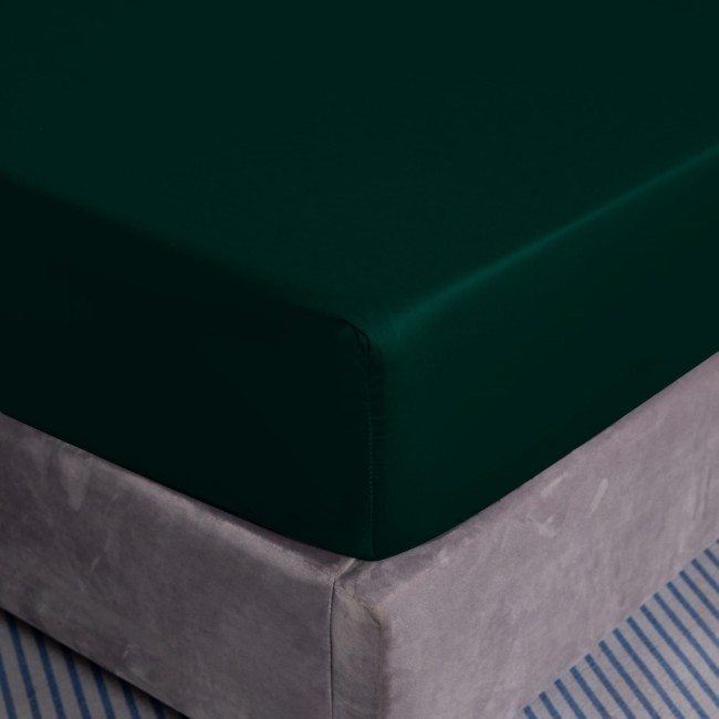 przescieradlo 180x200 , 100% bawelna , zakladka 25cm, butelkowa zielen,