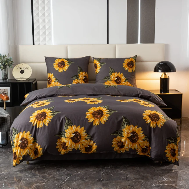 duża-posciel-malzenska-220x200-sloneczniki-szare-tlo-cotton-market