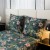 Posciel bawelniana 140x200 eden, liscie kwiaty zielony swiezy  -7