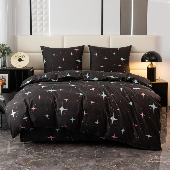 elegancka-granatowa-posciel-160x200-w-bialle-gwiazdy-cotton-market