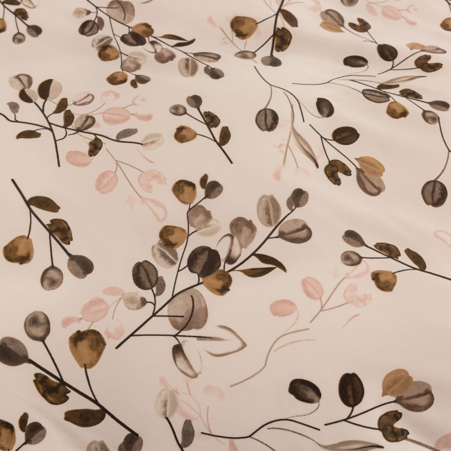 POSCIEL BAWELNIANA KWIATY -3