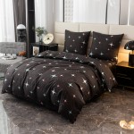 Komplet Pościeli Gwiazdy 140x200 z 1 Poszewką 70X80