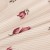 Posciel bawelniana 200x200 roze ,kwiaty, delikatna, kobieca detal-nadruku-roze-na-ciemnym-tle-posciel-zblizenie