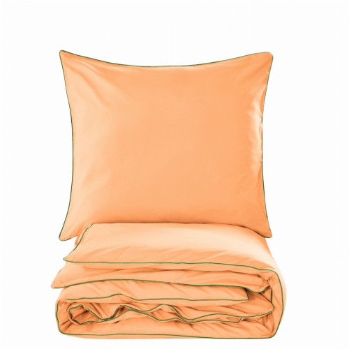 Posciel basic 220x200 morela lamowka butelkowa zielen elegancka-morelowa-posciel-220x200-z-butelkowa-lamowka-cotton-market