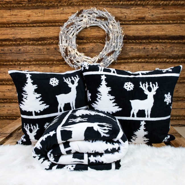 posciel-155x220-czarno-biala-renifery-choinki-zimowa.jpg