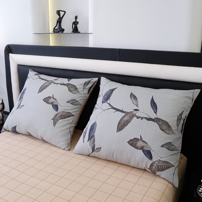 Posciel bawelniana premium 220x200 liscie -naturalna-sypialnia-eko-lozka-z-posciela-bawelniana-w-liscie-220x200