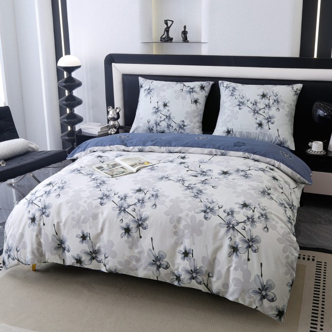 Posciel bawelniana premium 220x200 kwiat -1