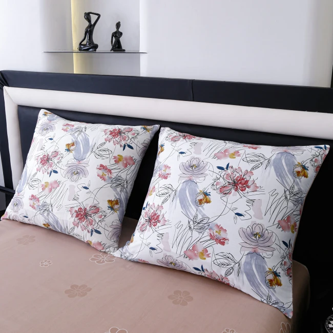 Posciel bawelniana premium 160x200 kwiat-4
