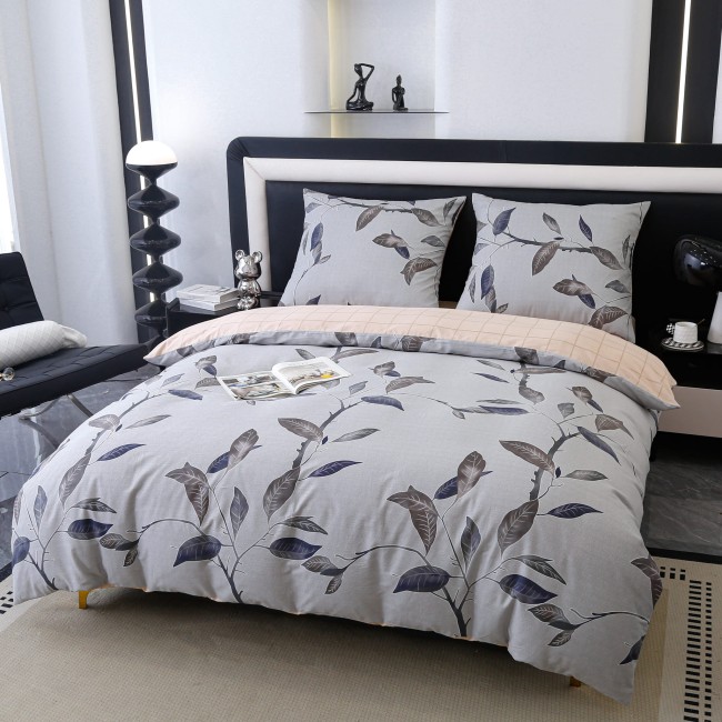 Posciel bawelniana premium 160x200 liscie -1