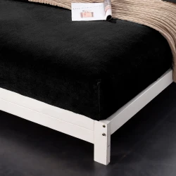 Prześcieradło "MIŚ" z gumką 160x200+28 czarne