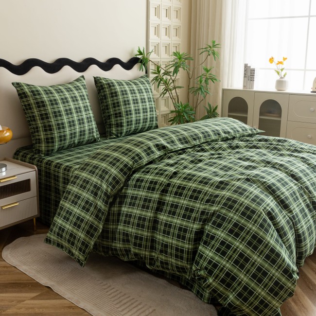 posciel 140x200 100% bawelna krata cottonmarket poszewka premium cotton dobra jakosc