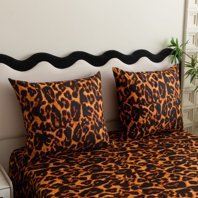 posciel 160x200 100% bawelna panterka cętki cottonmarket dwie poszewki premium cotton dobra jakosc