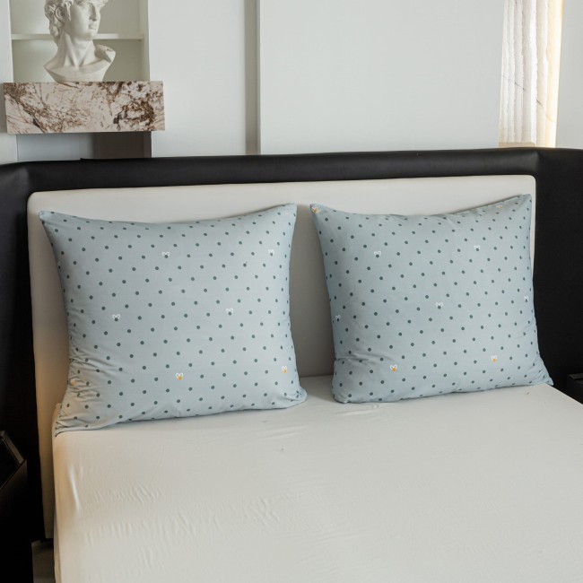 posciel 200x200 100% bawelna kropki groszki serce cottonmarket dwie poszewki premium cotton dobra jakosc