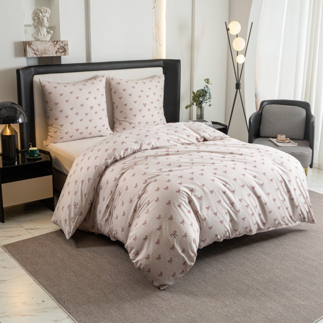 posciel 220x200 100% bawelna  kokarda cottonmarket poszewka premium cotton dobra jakosc