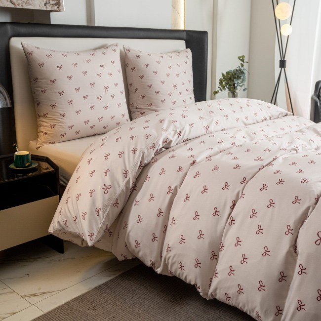 posciel 220x200 100% bawelna  kokarda cottonmarket poszewka premium cotton dobra jakosc