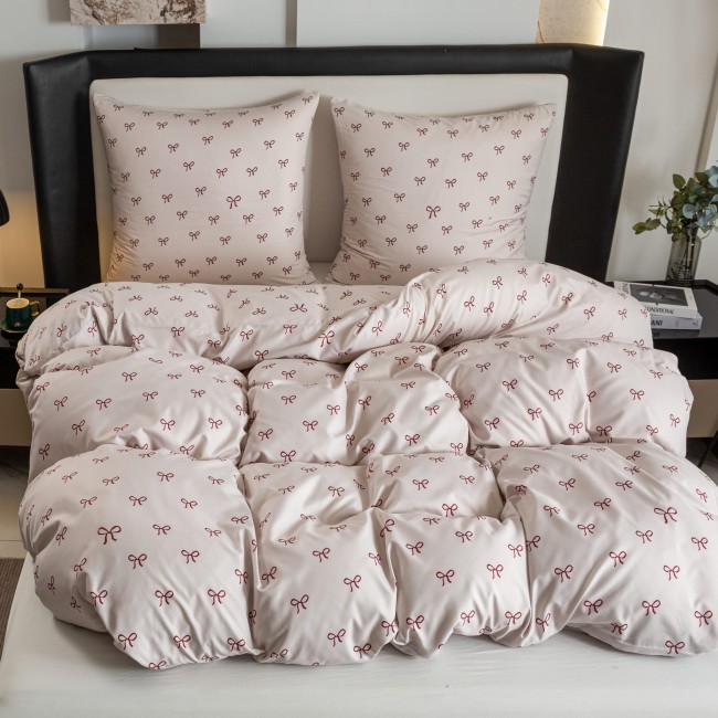 posciel 220x200 100% bawelna  kokarda cottonmarket poszewka premium cotton dobra jakosc