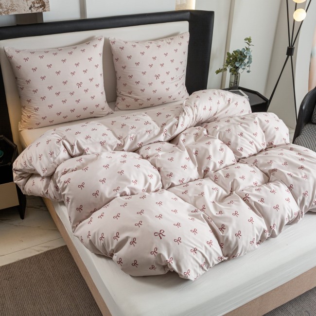 posciel 220x200 100% bawelna  kokarda cottonmarket poszewka premium cotton dobra jakosc