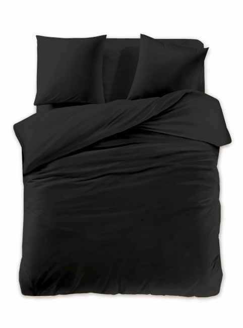 posciel 200x200 100% bawelna czarna cottonmarket dwie poszewki premium cotton dobra jakosc