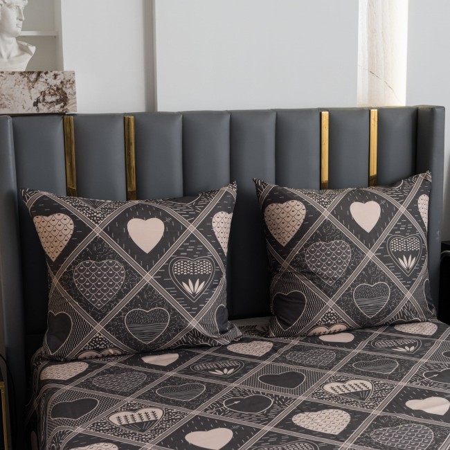 Komplet Poscieli Dwuosobowej Sreca 2 220x200 z 2 Poszewkami 70x80 super jakosc  100% bawelna