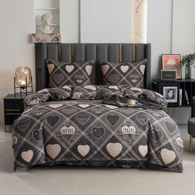 Komplet Poscieli Dwuosobowej Sreca 2 220x200 z 2 Poszewkami 70x80 super jakosc  100% bawelna