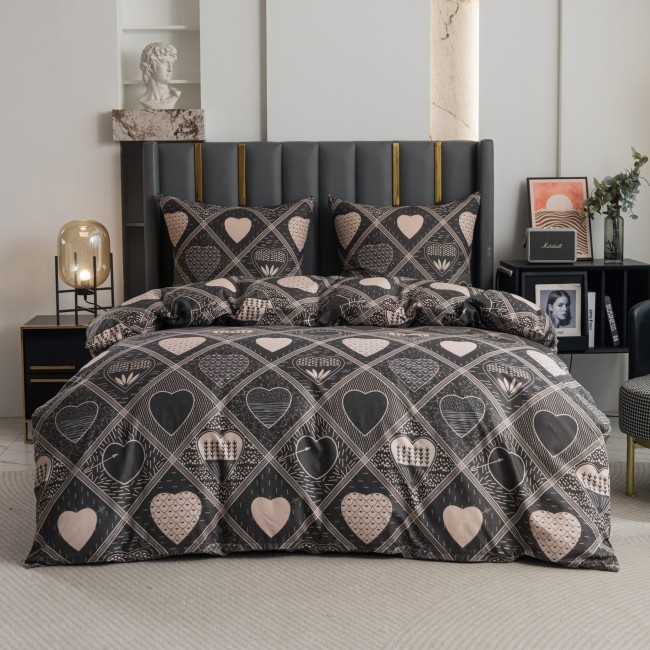 Komplet Poscieli Dwuosobowej Sreca 2 220x200 z 2 Poszewkami 70x80 super jakosc  100% bawelna