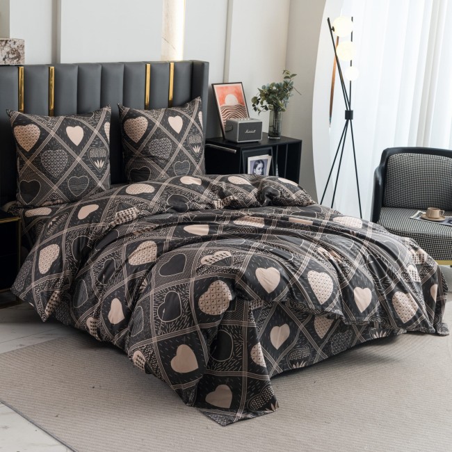 Komplet Poscieli Dwuosobowej Sreca 2 220x200 z 2 Poszewkami 70x80 super jakosc  100% bawelna