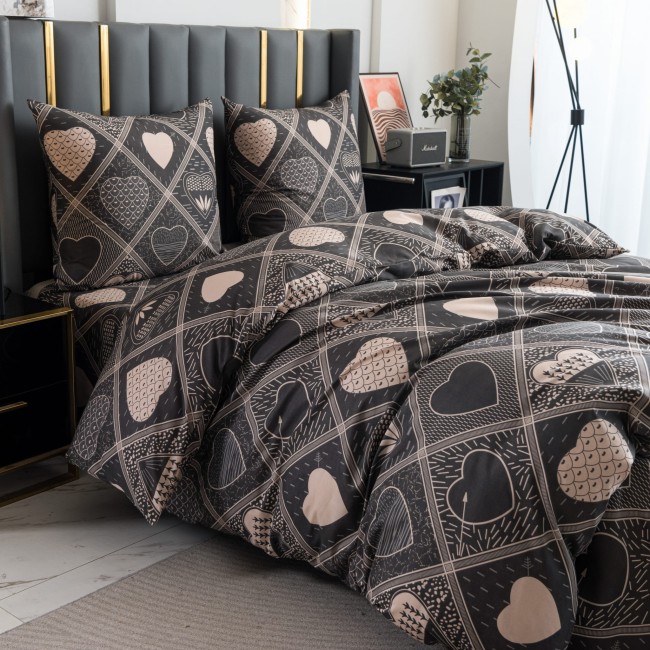 Komplet Poscieli Dwuosobowej Sreca 2 220x200 z 2 Poszewkami 70x80 super jakosc  100% bawelna