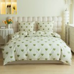 Komplet Pościeli Dwuosobowej Serduszka 2 160x200 z 2 Poszewkami 70x80