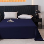 PRZEŚCIERADŁO BAWEŁNIANE BEZ GUMKI 250x250 GRANAT 100% Bawełna