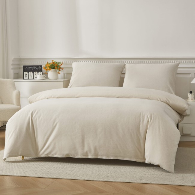 ekskluzywnej poscieli z włoknem lnianym – stylowy zestaw poscieli len bez