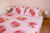 POSCIEL BAWELNIANA 200x200 KWIATY ROZA -elegancka-posciel-200x200-w-czerwone-roze-cotton-market