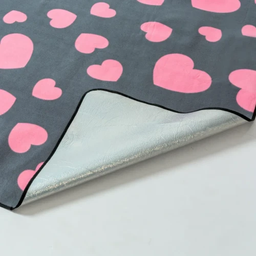 Koc plazowy XXL 200x200 serca