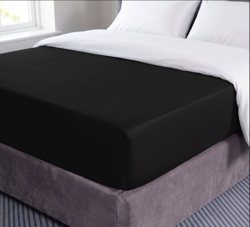 przescieradlo bawelniane z gumka 140x200 25cm zapas ciemnoszare 100% bawelna