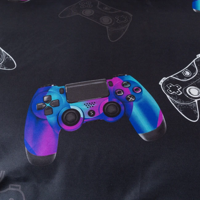 POSCIEL BAWENIANA 140x200 THE GAME,KONSOLA, GRA, joystick-5P