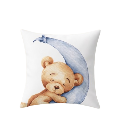 .Poszewka 40x40 moon , ksiezyc mis spiacy gwiazdki 1Poszewka 40x40 moon 3