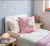 poszewka 40x40 jednorozce little unicorn tecza rozowy serduszka   bawelniana poszewka na jasiek cotton market
