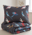 Posciel bawelniana 200x200 world bird ptaki luksusowa-czarna-posciel-200x200-w-kolorowe-papugi-world-bird