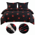 POSCIEL BAWELNIANA 200x200 USTA CZARNA CZERWONE USTA BAWELNA COTTON MARKET SUPER JAKOSC